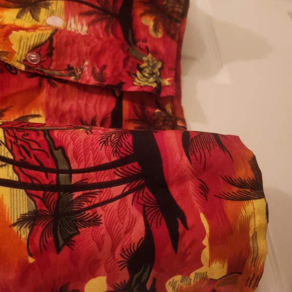 Double Decker 2XL Button Up Shortsleeve Caribbean Shirt NWOT - Picture 5 of 8